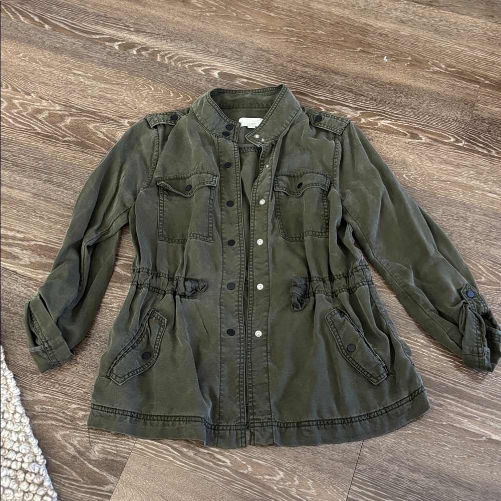 LOFT Olive Green Utility Jacket